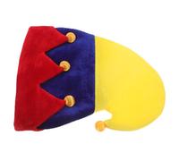 TOPPERFUN Chapeau de Clown Multicolore en Feutrine pour Adultes Accessoire de Costume Carnaval et Halloween Couvre-Chef Décoratif Léger et Confortable pour Soirée Costumée et Spectacle