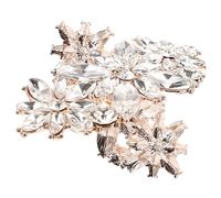 TOPPERFUN Clips De Chaussures Scintillants Doré Pour Femme Accessoires Décoratifs Élégants Et Réutilisables Embellissements Légers Pour Talons Hauts De Mariage Et Événements Spéciaux