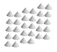 TOPPERFUN Clous De Four à Poterie en Céramique 50 Pièces, Supports Réfractaires Robustes, Pilotis De Cuisson Haute Température pour Artistes Et Amateurs, Cuisson d'argile en Atelier Et Studio