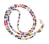 TOPPERFUN Collier Bohème Créatif de Perles Colorées Pendentif Coquillage, Accessoire Bijouterie pour Femmes, Style Ethnique, Taille Unique, Multicolore, Fait Main pour Usage Quotidien