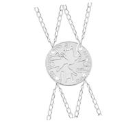 TOPPERFUN Collier d'Amitié 4 Pièces Pendentif Créatif pour Copines Alliage Argenté Présent de Remise de Diplôme Anniversaire Fête Noël Nouvel An
