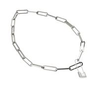 TOPPERFUN Collier Pendentif Cadenas Doré Chaîne de Cou Rétro en Acier Inoxydable Bijoux Élégants pour Femmes Accessoire de Mode pour Soirée Longueur Ajustable