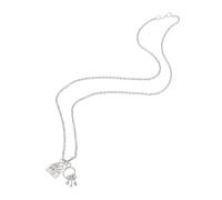 TOPPERFUN Collier Pendentif Maison 2 Pièces En Alliage De Zinc, Porte-clés Élégant Avec Breloques ccessoires Pour Femmes, Présent Pendaison De Crémaillère, Style Quotidien