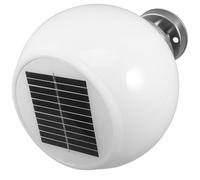 TOPPERFUN Colonne Solaire Extérieure Boule Solaire Exterieur Boule Blanche Ip65 Rechargeable en Plastique Acier Inoxydable pour Jardin Couleur Aléatoire