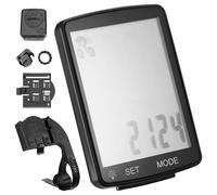 TOPPERFUN Compteur de Vitesse de vélo sans Fil Ordinateur de vélo Compact léger avec écran LCD pour Compteur kilométrique et Cyclisme sur Bicyclette Noir