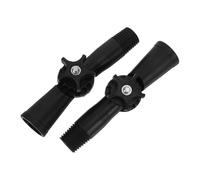 TOPPERFUN Connecteur Pivotant pour Perche Télescopique en Plastique, Lot de 2, Accessoire pour Manche à Tête Filetée, pour Brosse Anti-Toiles d'Araignée