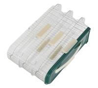 TOPPERFUN Conteneur à Œufs à Roulement Automatique Pour Réfrigérateur Plateau Plastique à Trois Couches Organisateur Pour Œufs Support De Rangement Empilable Pour Réfrigérateur Vert