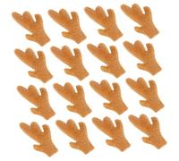 TOPPERFUN Corne De Dragon Peluche 3d Pour Fabrication Accessoires Cheveux, Lot 25 Pièces Jaune Doré, Serrage-tête Diy Féminin Décoration Cosplay Bandeau Matériel Créatif