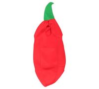 TOPPERFUN Costume de Piment Garçon et Filles Cosplay Vêtements de Cosplay pour Garçon et Filles Taille M Tissu Léger Rouge Vif pour Fêtes Costumées et Spectacles