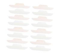 TOPPERFUN Coussinet de Doublure Anti-transpiration pour Col de Chemise Jetable en Tissu Non Tissé Forme Incurvée 24pcs pour Protection Intime et Absorbance