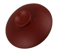 TOPPERFUN Couvercle en Céramique pour Théière en Argile pour Tasse à Thé, Diamètre 8 Cm, Couleur Violette et Rouge Brique, Accessoire pour Théière Compatible, pour Réunion et Camping