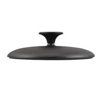 TOPPERFUN Couvercle en Fonte Rond 20 CM pour Cocotte et Marmite Couvercle de Rechange Robuste en Métal avec Poignée Résistante à la Chaleur Adapté à la Cuisson Lente Four Cuisine