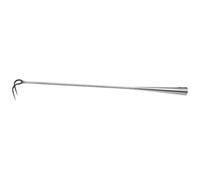 TOPPERFUN Crochets de barbecue en acier inoxydable, crochets à viande simples pour grille, pour barbecuing et hunting, 1 pièce, argent, longue tige