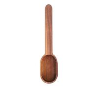 TOPPERFUN Cuillère Doseuse en Bois de Noyer Noir N°2 35X153 MM Cuillères à Mesurer Café et Grains Ustensile Cuisine Précis pour Thé Bouillie et Flocons D’Avoine Outil de Mesure Pratique