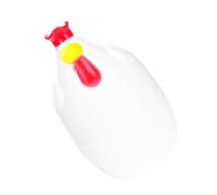 TOPPERFUN Cuiseur à Œufs Micro Ondes Forme de Poulet Conteneur à Œufs Vapeur Pratique et Compact Blanc