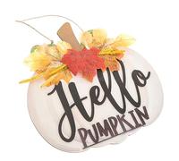 TOPPERFUN Décoration Suspendue Pour Porte Thanksgiving Panneau De Porte Forme De Citrouille Décoration Automnale Bienvenue