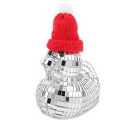 TOPPERFUN décorations de Noël Mini Boules Disco Boules à facettes Boule Disco Boule de lumière Boule Lumineuse Jolies Boules Disco en Forme de Canard Boules Lumineuses Un Verre