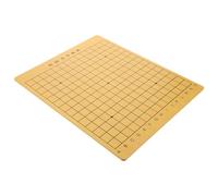 TOPPERFUN Échiquier et Rangement Pratique Double Face en Bois Deux Jeux Accessoires de Jeux D'échecs Chinois Parties à Domicile