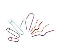 TOPPERFUN Ensemble De 9 Outils De Tricot Multicolores, Kit D’aiguilles à Tricoter Essentiels Pour Débutants, Accessoires Pratiques Pour Tricotage à La Main, Présent Polyvalent Pour Amateurs De Crochet