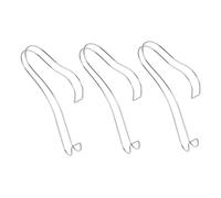 TOPPERFUN Étagère intérieure pour sandales Élastique intérieur de chaussure Soutien des chaussures en acier inoxydable 3Pcs argent pour display shoes à la maison