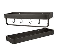 TOPPERFUN Étagères De Rangement Murales pour Salle De Bain Organisateur De Douche avec Capacité Étagères De Salle De Bain pour Shampoing Et Gel Douche