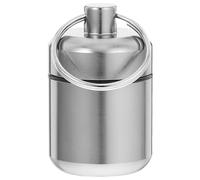 TOPPERFUN Étui Portable Design Élégant et Simple en Alliage D'aluminium Porte-clés pour Bouchons d'oreille pour Usage Quotidien