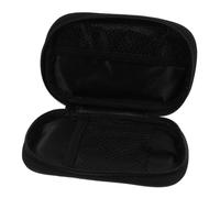 TOPPERFUN Étui Rigide Noir pour Tensiomètre et Glucomètre Paquet de Transport Compact Rangement Sécurisé Accessoires pour Bureau et Voyage