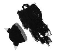 TOPPERFUN Fausse Barbe Pour Homme Bonnet À Barbe Pour Homme Farfelu