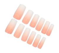 TOPPERFUN Faux Ongles Courts Marron en Abs Réutilisables Effet Manucure Instantané, 120 Pièces Élégantes Style Minimaliste pour Femmes, pour Vacances et Fêtes