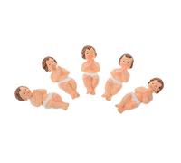 TOPPERFUN Figurines Miniatures de en Résine Statue de Collection Exquis Ornements Religieux pour Chapelles et Églises Décorations de Noël Lot de 5