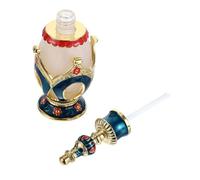 TOPPERFUN Flacon Parfum Vintage Verre Refillable Élégant avec Bouchon Étanche pour Huile Essentielle Décoratif Cadeau Fête