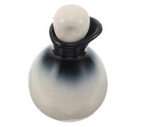 TOPPERFUN Flacons en Céramique pour Huiles Essentielles - Mini Diffuseur D'aromathérapie 3 Pièces - Pot Distributeur D'huile Précise en Porcelaine Bleu Dégradé - Kit pour Spa et Soins