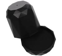 TOPPERFUN Gobelet à Dés Noir en Abs Léger et Facile à Nettoyer, Accessoire de Jeu Compact pour Bar et Voyage, Set de 1 Gobelet à Dés pour Fête et Divertissement