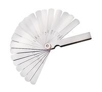 TOPPERFUN Jauge Épaisseur Acier Inoxydable à Double Marquage Outil de Mesure de Jeu avec Lames pour Écarts de Tappets et Bougies