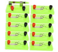 TOPPERFUN Kit de 10 Bases de Lampe Physique pour Expériences Électriques Support Pédagogique pour Écoles Primaires et Secondaires Aide à L'Apprentissage en Sciences
