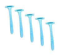 TOPPERFUN Kit de 5 Pcs de Râpeuse Pédicure Bleue Robuste et Portable en Pp Lames, pour Soins des Pieds à Domicile et Usage Professionnel