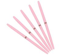 TOPPERFUN Kit de 5 Pinceaux et Stylos Précis pour Nail Art Manche Rose Outils Multifonctions pour Peinture Gel et Dessin de Motifs Fins Manucure Maison et Usage Professionnel