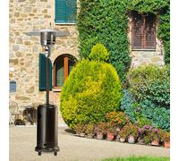 TOPPERFUN Kit de Roue de Remplacement pour Chauffage Gaz Extérieur Roulette Fer pour Chauffage de Terrasse Mobile