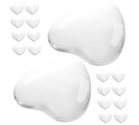 TOPPERFUN Kit Manucure 30pcs en Verre Transparent pour Présentation Précise des Couleurs de Vernis à Ongles, Pratique Salon de Manucure
