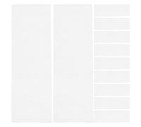 TOPPERFUN Lames de Verre pour Microscope Pré-Nettoyées 200 Pcs Transparentes Haute Clarté Lames de Laboratoire pour Spécimens Biologiques et Expériences Scientifiques en Classe et