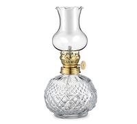 TOPPERFUN Lampe à Pétrole Rétro Verre Au Kérosène Portable Mèche pour Décoration Et Intérieur