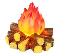 TOPPERFUN Lampe De Table LED à Flamme Immitée Lampe Décorative De Camp Miniature pour Ambiance De Fête Et Soirées Éclairage Hiver Idéale pour Halloween Et Noël