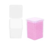 TOPPERFUN Lingettes en Coton pour Extensions de Cils 2 Boîtes de 200 Pièces Dissolvants sans Peluches Nettoyantes pour Flacons Usage Salon de Beauté et Manucure Professionnelle