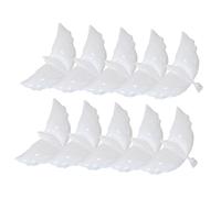 TOPPERFUN Lot de 10 Ballons Colombe Blancs pour Décoration Mariage Ballon Commémoratif en Latex Léger Fête Anniversaire et Cérémonie en Extérieur