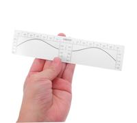 TOPPERFUN Lot De 100 Pochoirs À Sourcils Règle Autocollante Pour Sourcils Gabarit Pour Outil De Maquillage Pour Mesurer Et Cartographier