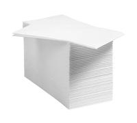 TOPPERFUN Lot de 100 Serviettes de Table Jetables 43 X 30 CM en Papier sans Poussière 50 G/M² Serviettes de Fête Absorbantes pour Mariage Réception et Dîner Professionnel Texture Tissu