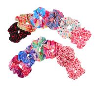 TOPPERFUN Lot de 12 Élastiques à Cheveux Grands 16 Cm en Tissu Tie-dye pour Cheveux de Femmes et Filles Accessoires Souples pour Queue de Cheval Épais pour Sport et Coiffures Quotidiennes