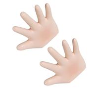 TOPPERFUN Lot de 2 Crochets Muraux en Résine de Main Décoration Murale pour Salle de Bain Étagère Flottante Bohème Support Mural Sculpté pour Rangement Pratique et Optimisé Surface