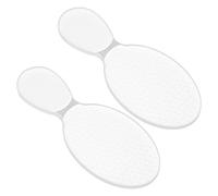 TOPPERFUN Lot de 2 Limes à Pieds en Verre Nano Disque Abrasif Professionnel pour Pédicure Exfoliant pour Callosités et Peaux Mortes Format Compact pour Soin des Talons Secs et Rugueux à