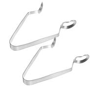 TOPPERFUN Lot de 2 Pinces à Escargots en Acier Inoxydable Pince Alimentaire pour Crustacés Design Ergonomique Ustensiles Cuisine pour Barbecue et Service